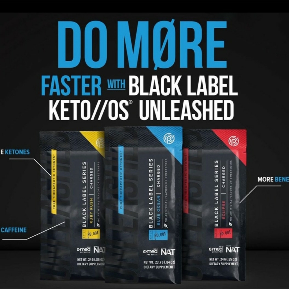 Pruvit Unleashed Black Label (Mix-Match) 3 packs